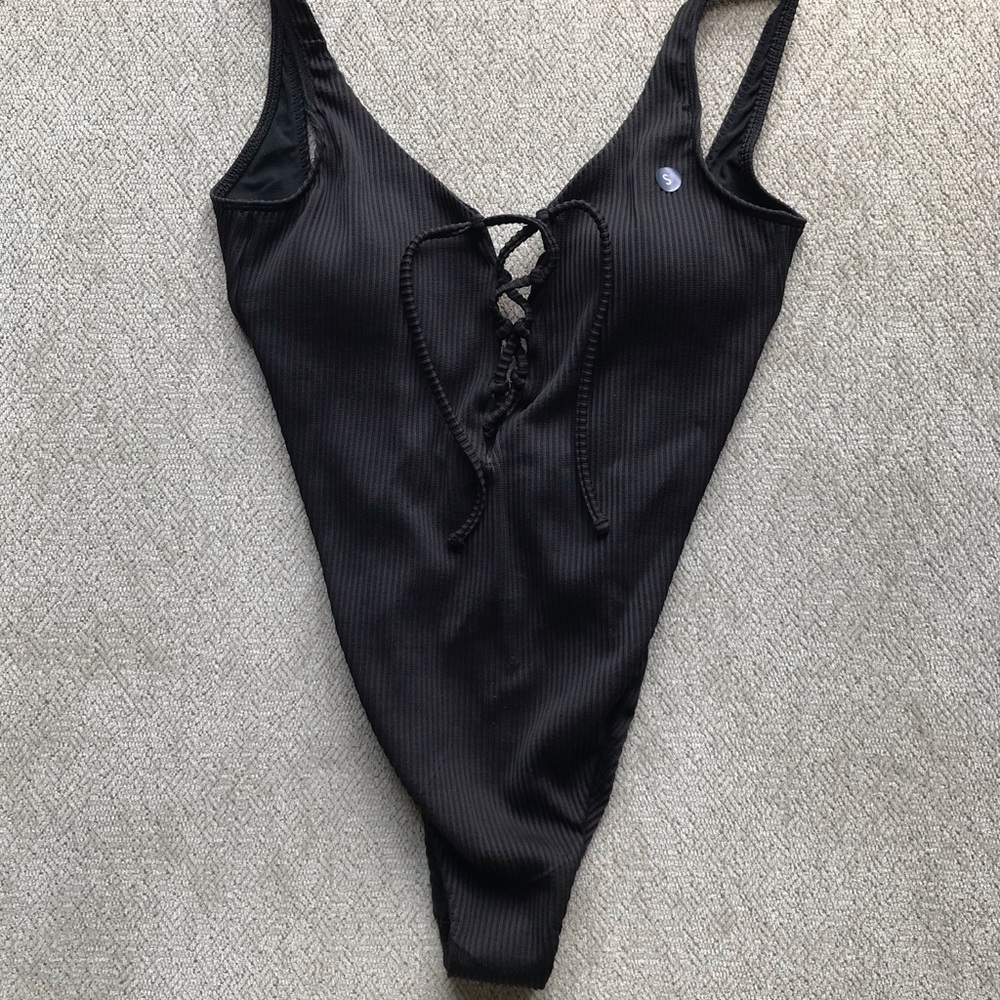 One Piece Hollister Black Swimsuit Women’s Small